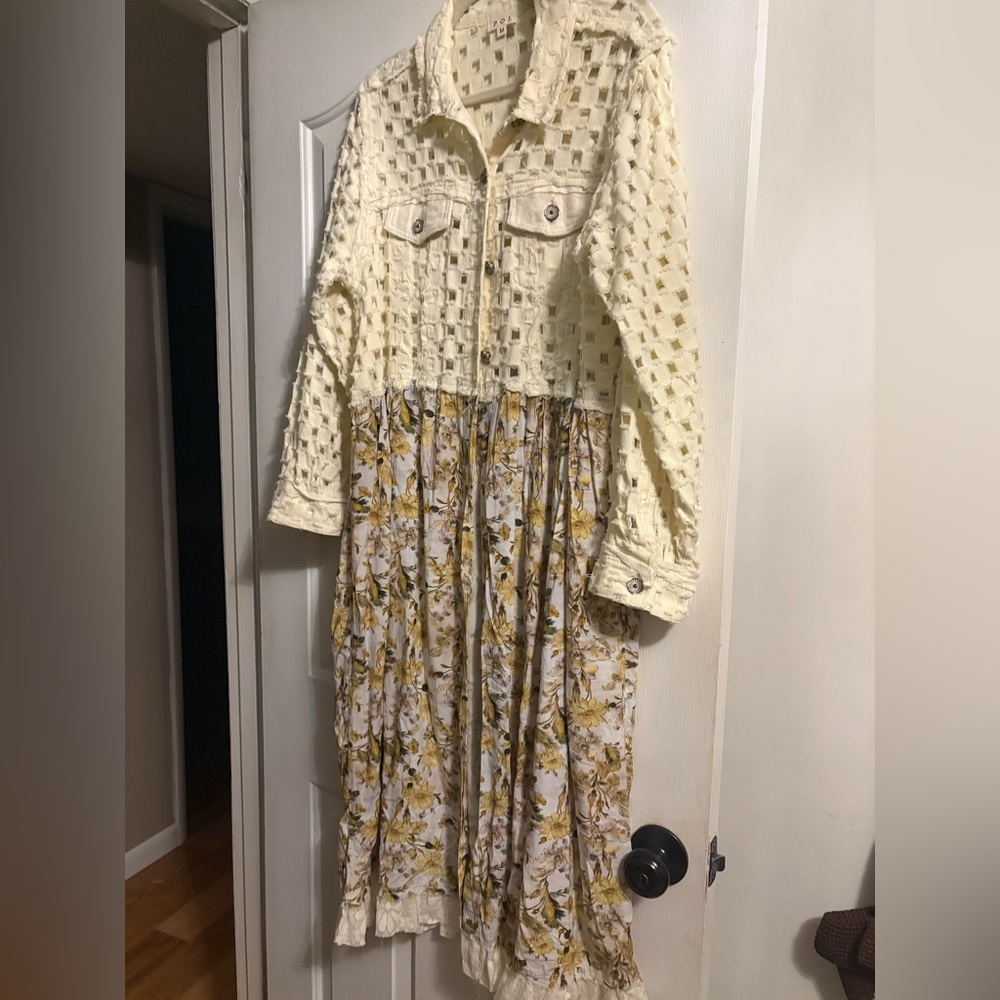 NWOT POL duster size medium